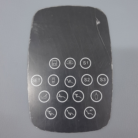 Наклейка кнопок управления стола ассистента Mercury 1000