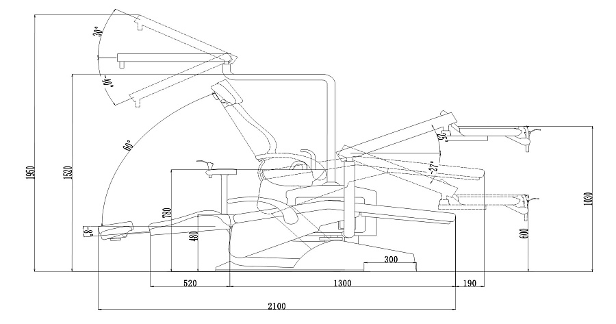Стоматологическая установка Safety M1 верхняя подача - Фото 20