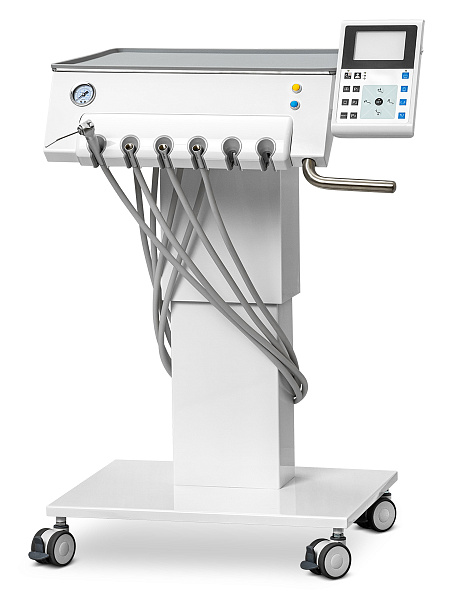 Стоматологическая установка Safety M2 с подкатным блоком с 24-диодным светильником - Фото 3