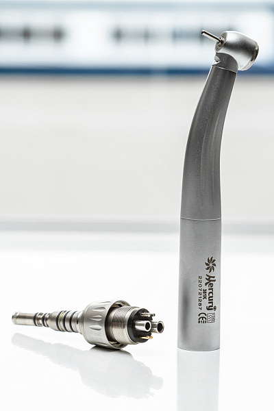 Турбинный наконечник Mercury 381K фиброоптика мультиплекс - Фото 6