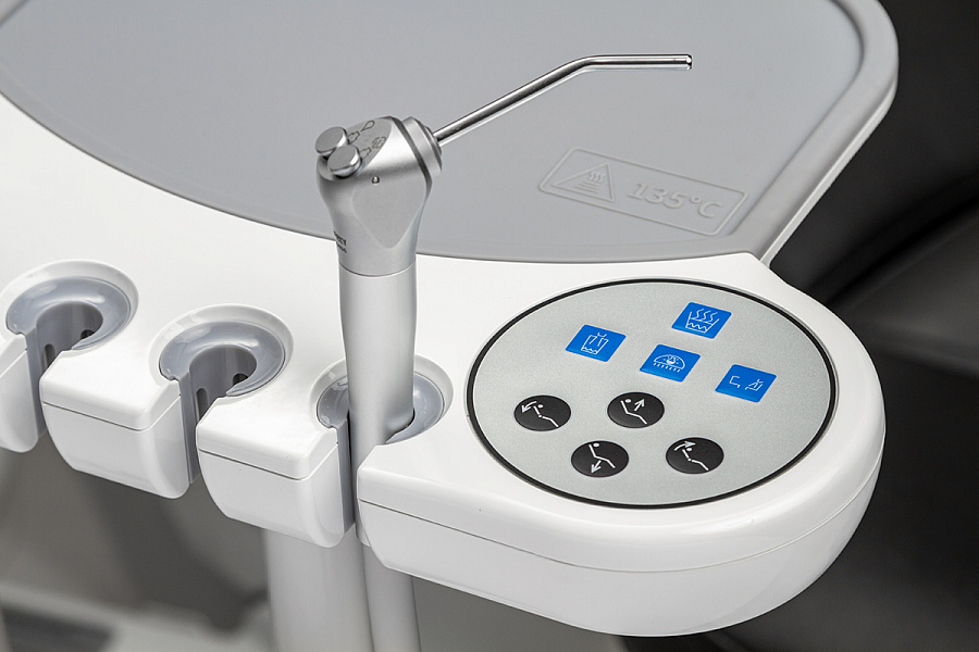 Стоматологическая установка Safety M2 с подкатным блоком с 24-диодным светильником - Фото 14