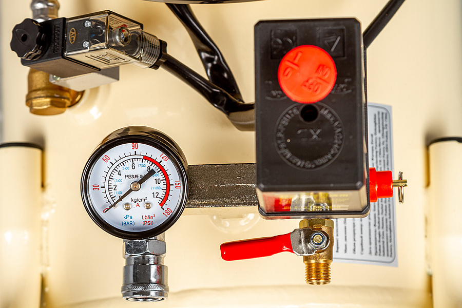 Компрессор воздушный медицинский безмасляный Mercury HK-2EВ-35 (100л) усиленный - Фото 6