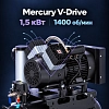 Компрессор воздушный медицинский безмасляный Mercury Black M HK-3EW-55 (170л) с мембранным осушителем - Фото 14